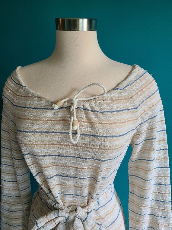 Size large/ size medium/ Vintage 1970s knit sweat… - image 2