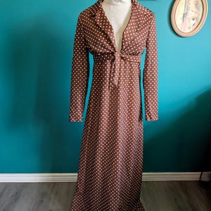 jorjana polka maxi dress brown white Princess Polly | Dresses | Jorjana Polka Maxi Dress Brown White