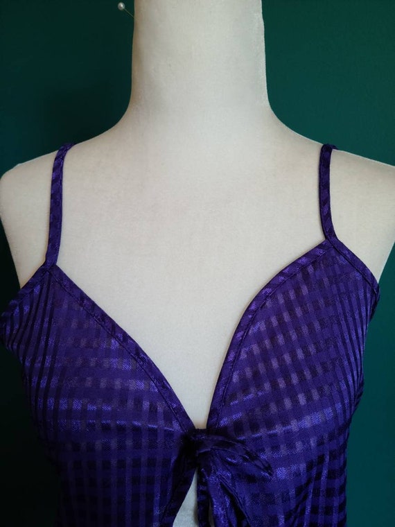 Vintage lingerie set, camisole and tap shorts, pu… - image 2