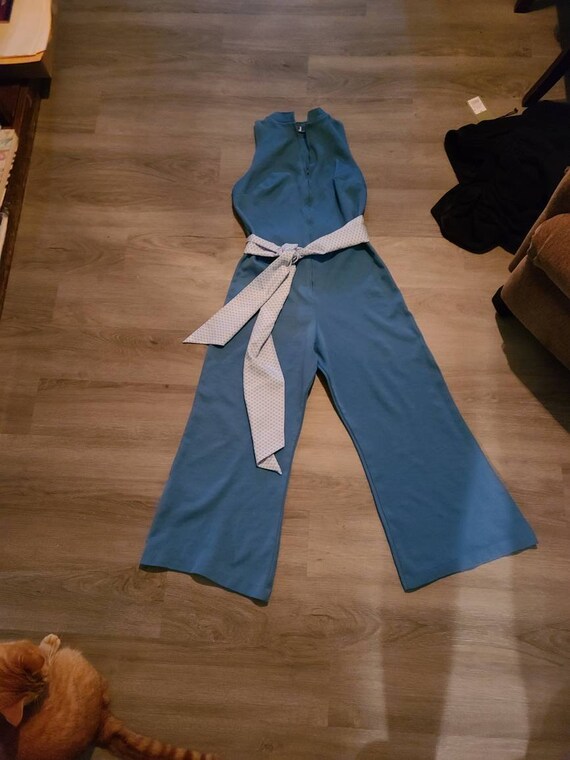 70s bell bottoms jumpsuit, size small medium, vint