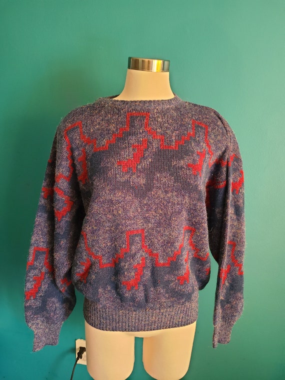 Vintage sweater, 80s sweater, ugly sweater, vintag
