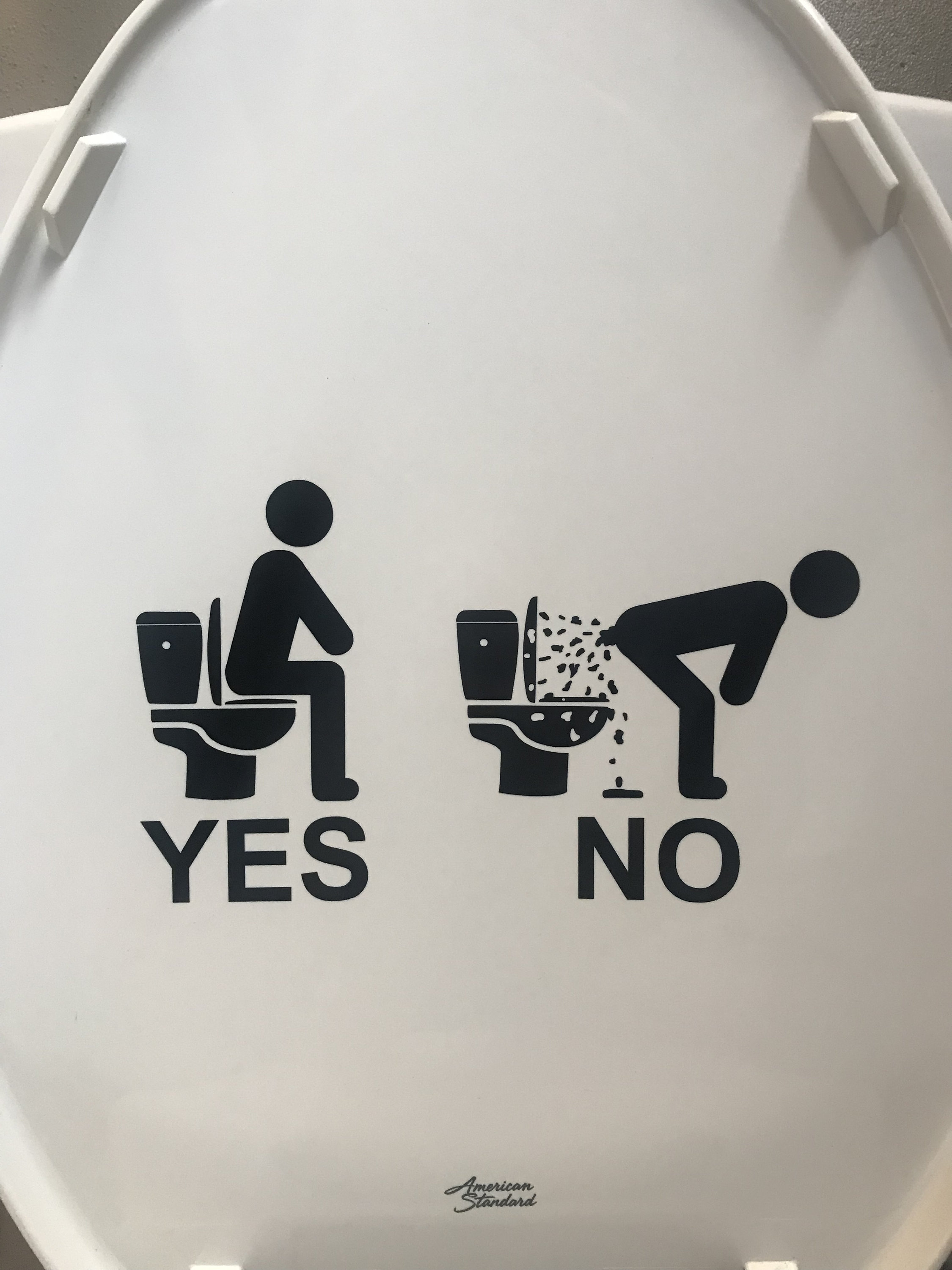 YES NO Funny Bathroom Vinyl Decal Bumper Sticker Bathroom Etsy
