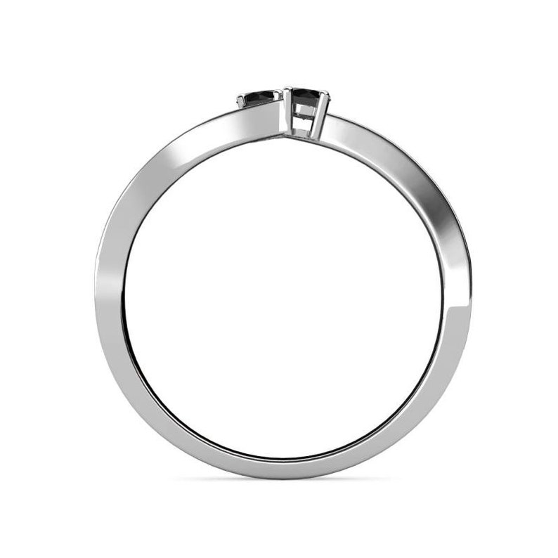 Beautiful Round Cut Black Diamond Ring In 925 silver with White Accents For Women/'s Jewelry,Wedding Ring,Engagement Ring 1.70 Ct Certified