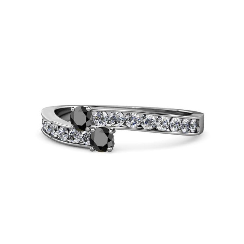 Beautiful Round Cut Black Diamond Ring In 925 silver with White Accents For Women/'s Jewelry,Wedding Ring,Engagement Ring 1.70 Ct Certified