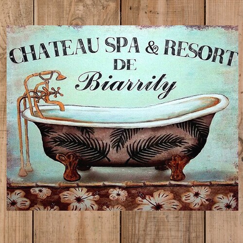 Washroom WC Bathroom Toilet Vintage Metal Wall Sign Plaque - Etsy UK