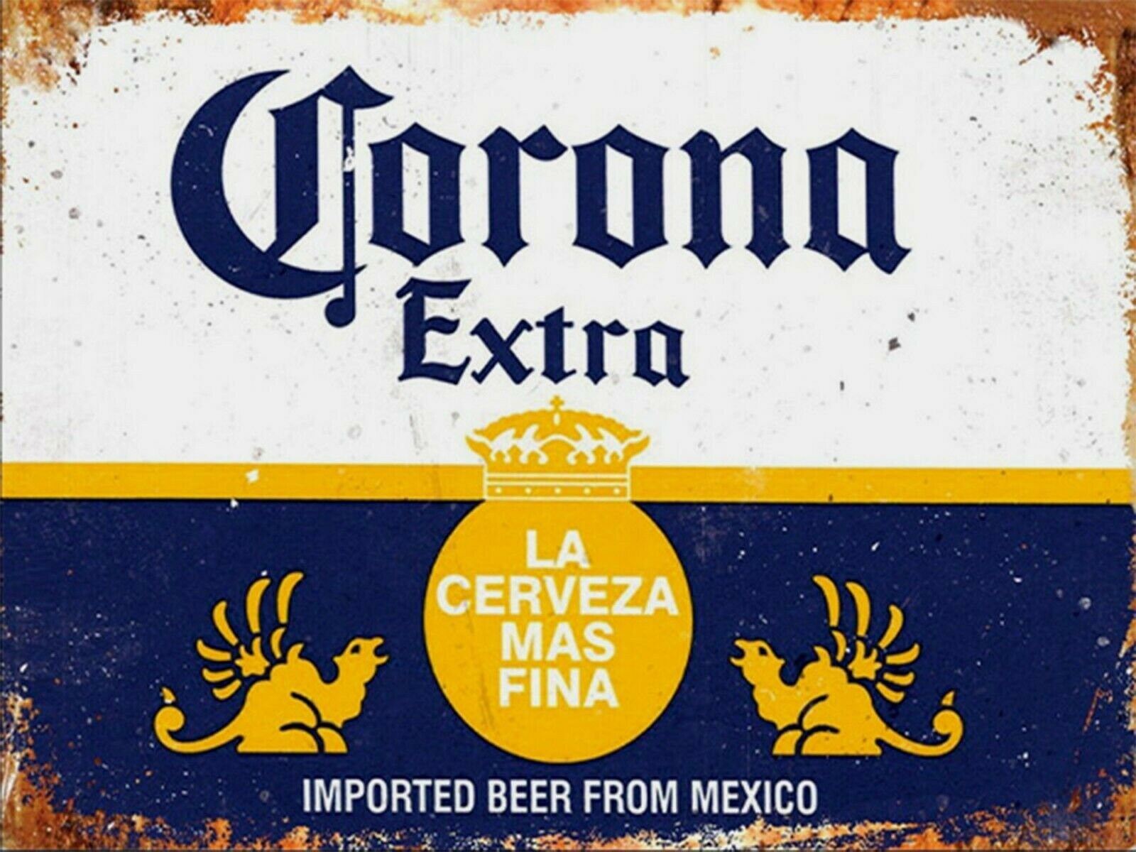 Corona extra Lager Bier Pub Bar Mann Höhle Metall Wand Kunst | Etsy