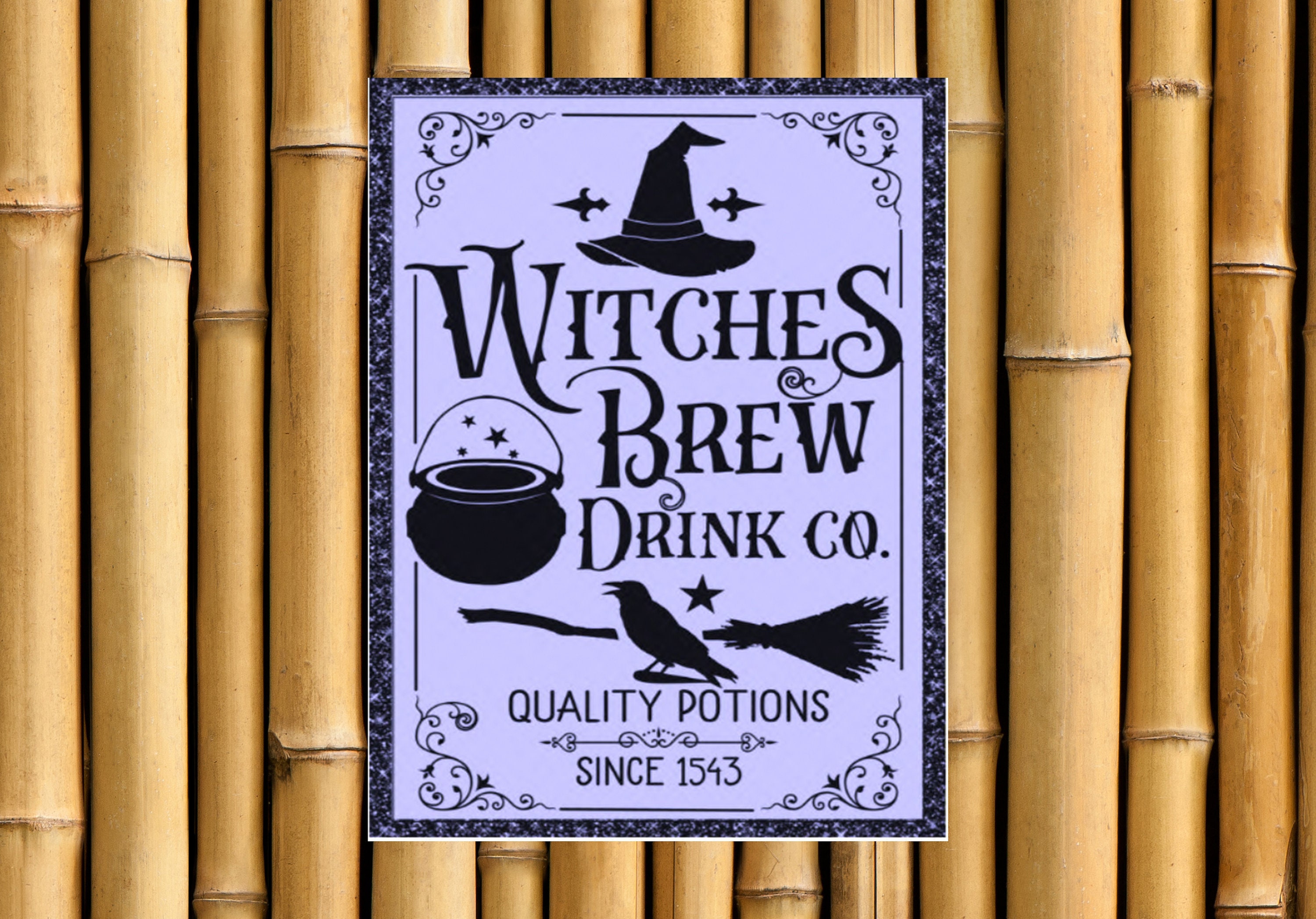 Witches brew gothic witch Metal wall sign plaque home art Etsy