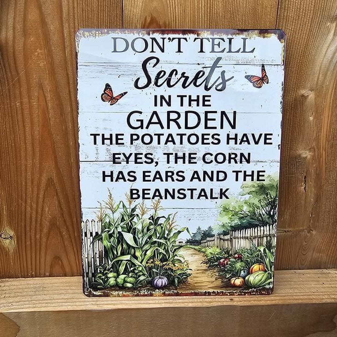 Rustic Vegetable Garden Sign - Allotment Sign - Novelty Gardening ...