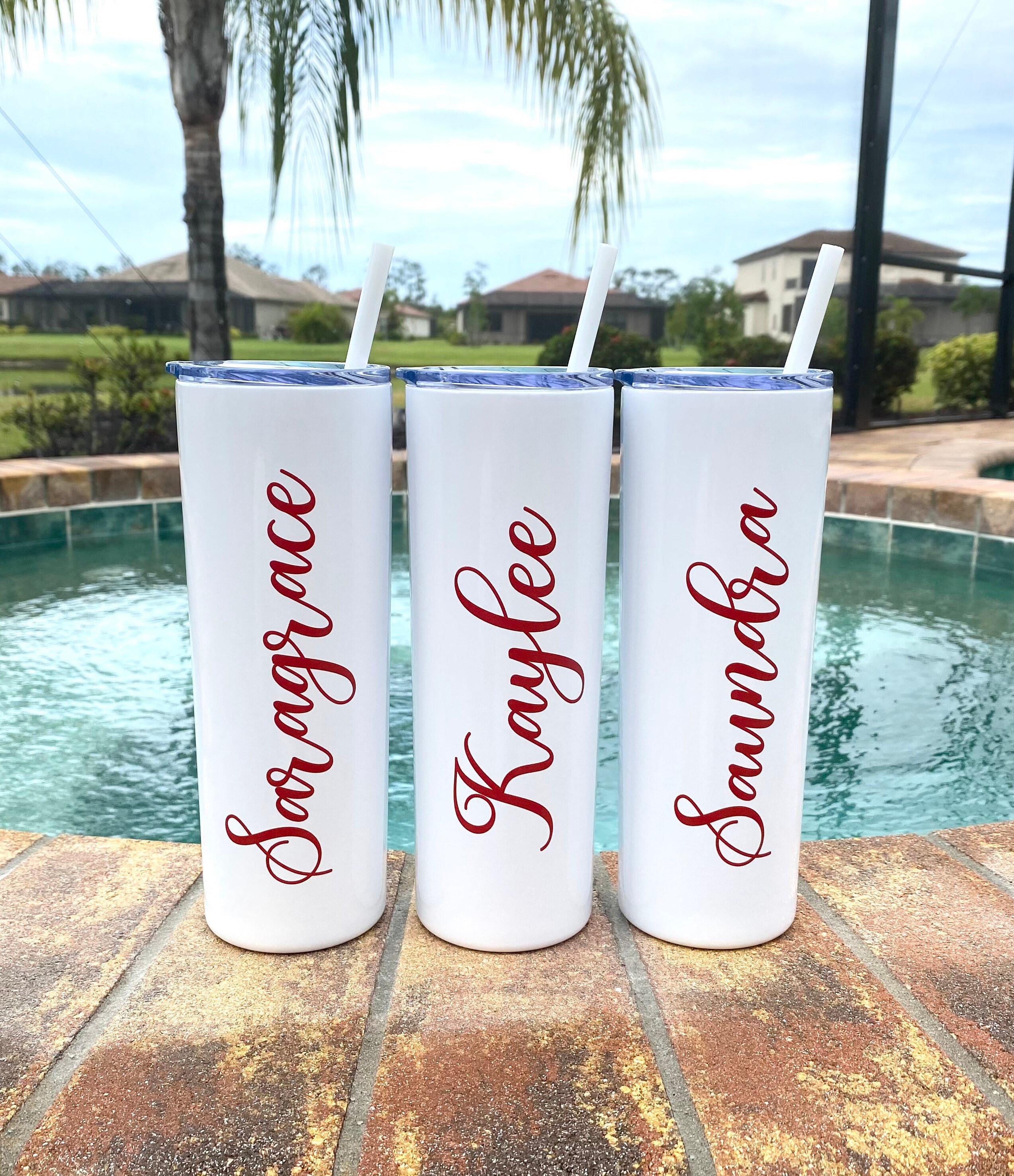 New Print Option Your name directly printed on your tumblers Etsy