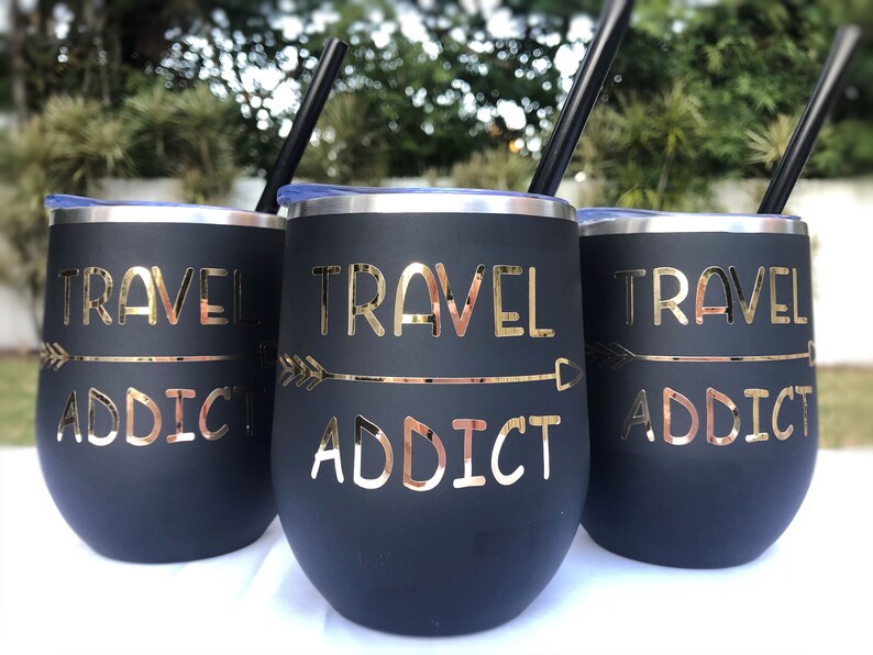 black wine tumbler bulk