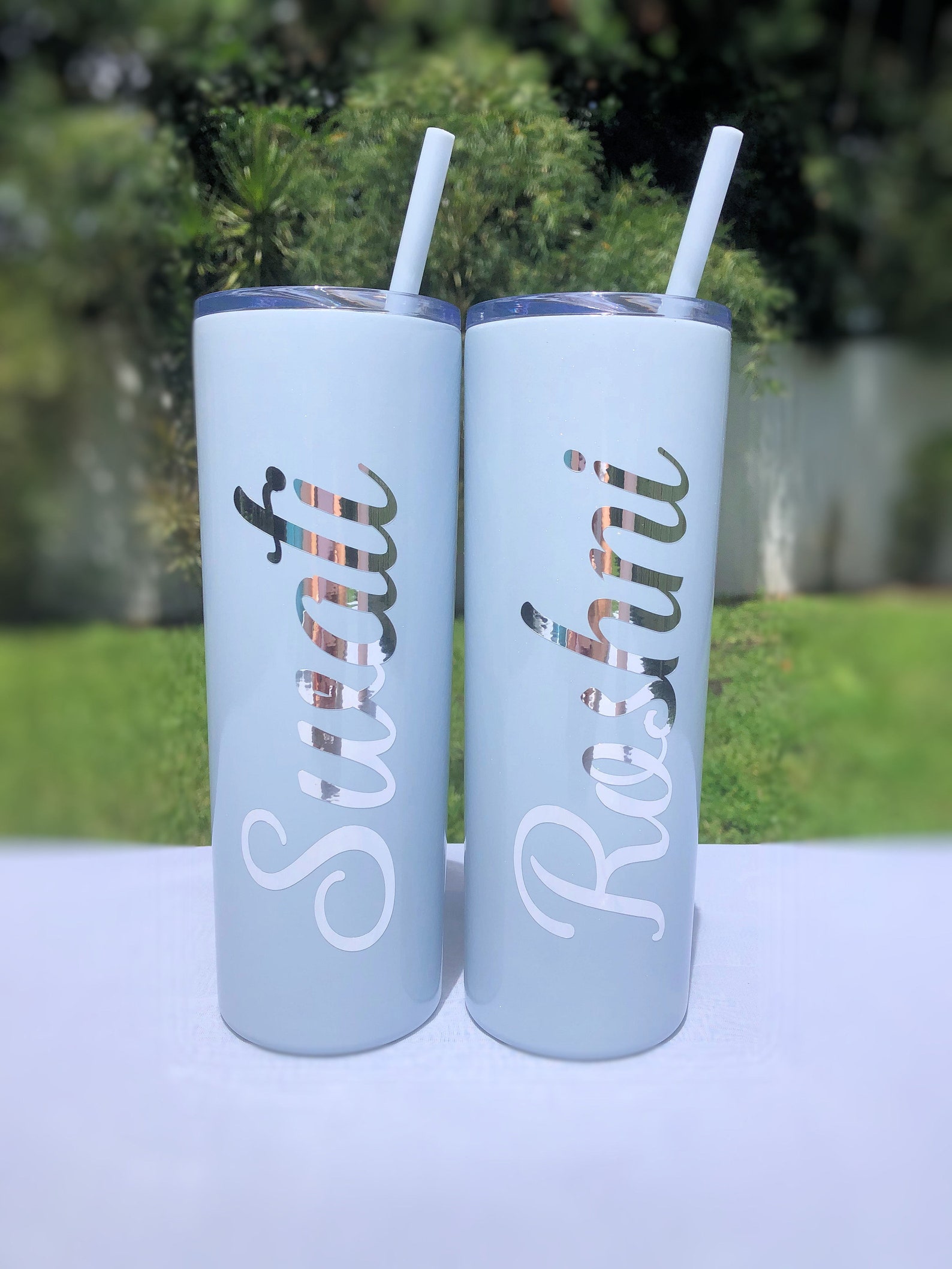 Glitter White Glitter Black Glitter Lavender Tumbler With Etsy