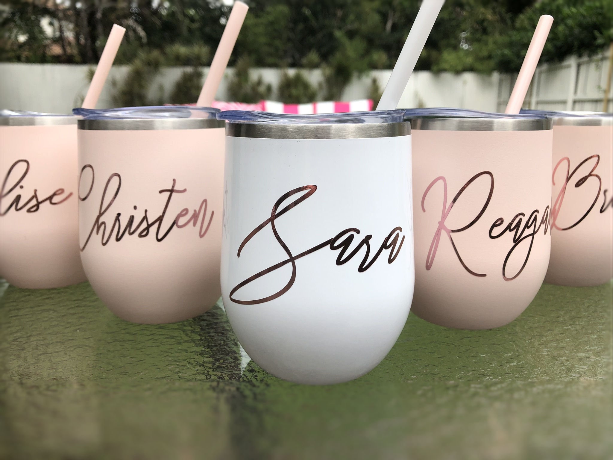 blush wine tumbler