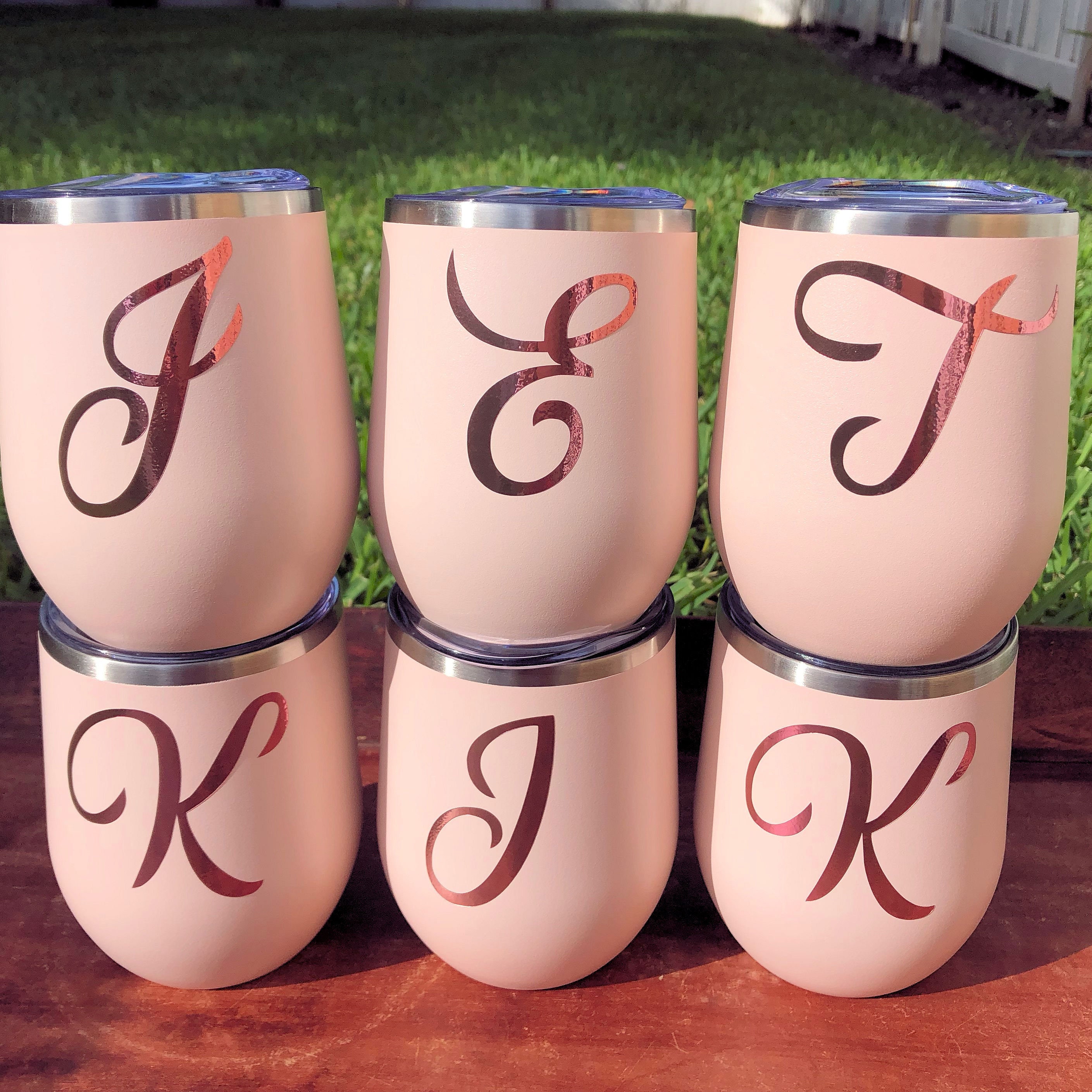 blush wine tumbler