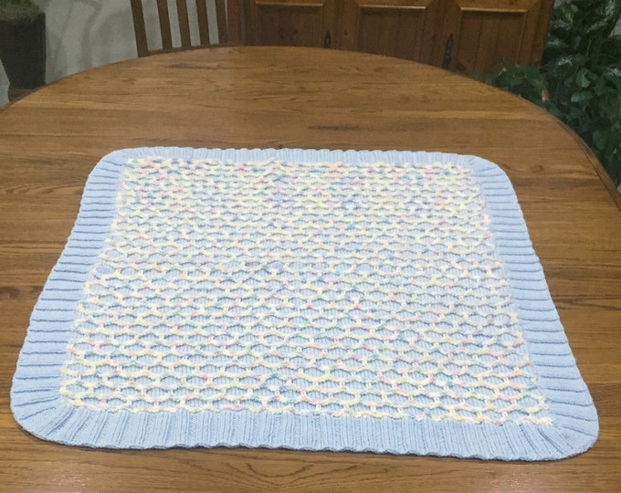 Handmade Blanket Knitted Baby Blanket Soft Yarn Blanket Etsy