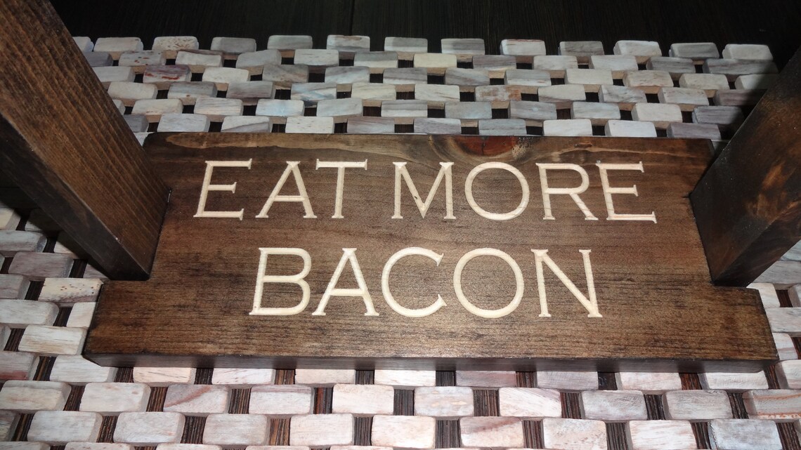 Personalize Bacon Server/ Customize Bacon Hanger/clothesline Etsy