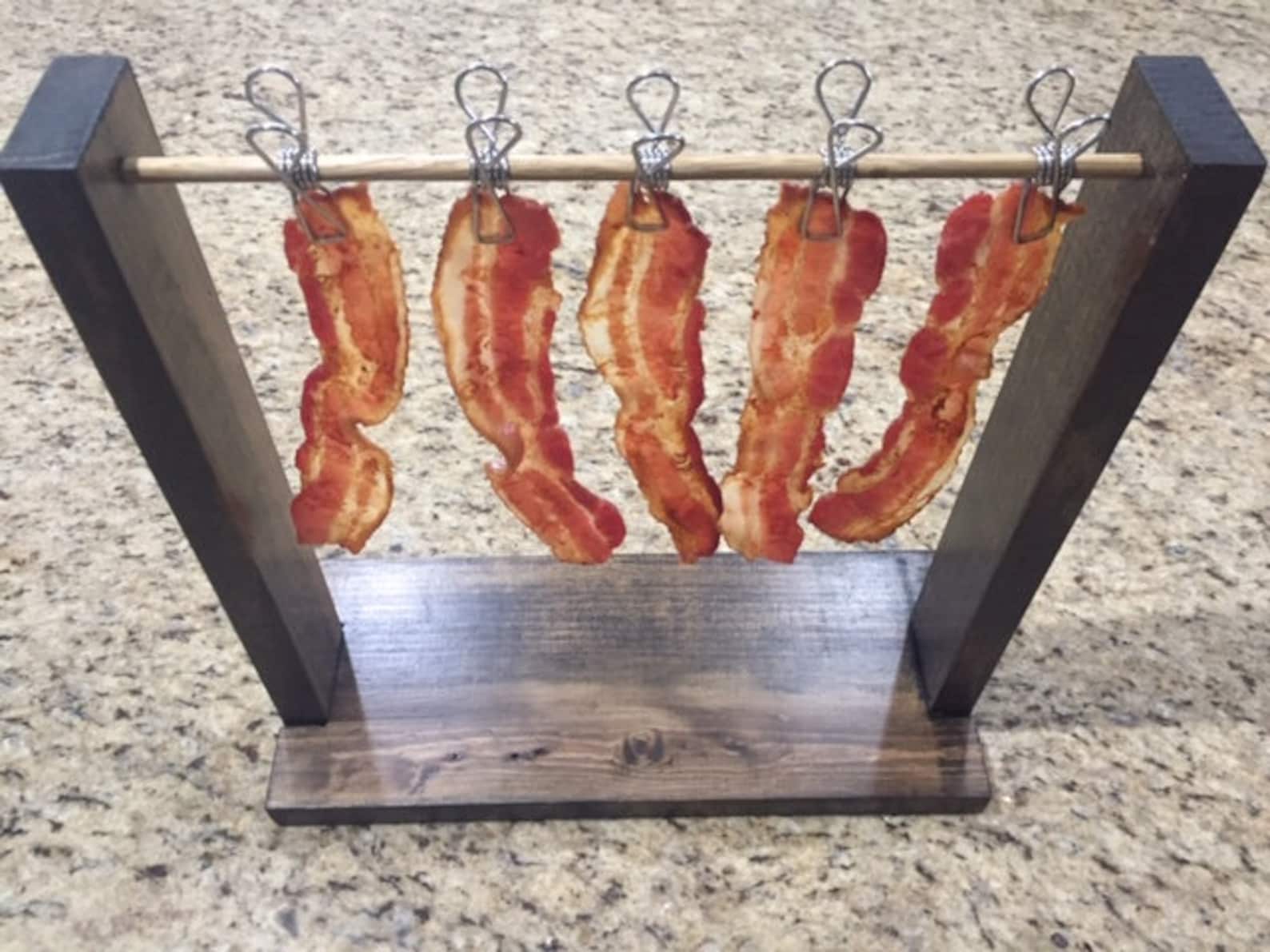 Personalize Bacon Server/ Customize Bacon Hanger/clothesline Bacon
