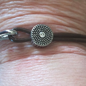 Brown Faux Leather Hook Clasp Bracelet, Women’s Leather Bracelet, Brown Leather Bracelet, Hook Clasp Bracelet, Trendy Bracelet,