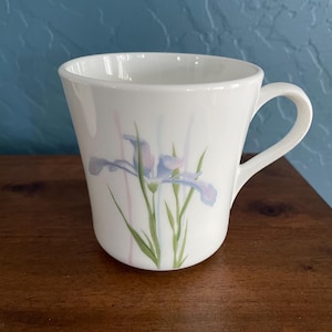 Shadow Iris Corelle Choice Salad Plate or Mugs Coffee Cups - Replacements - Green Edge - Discontinued Pattern