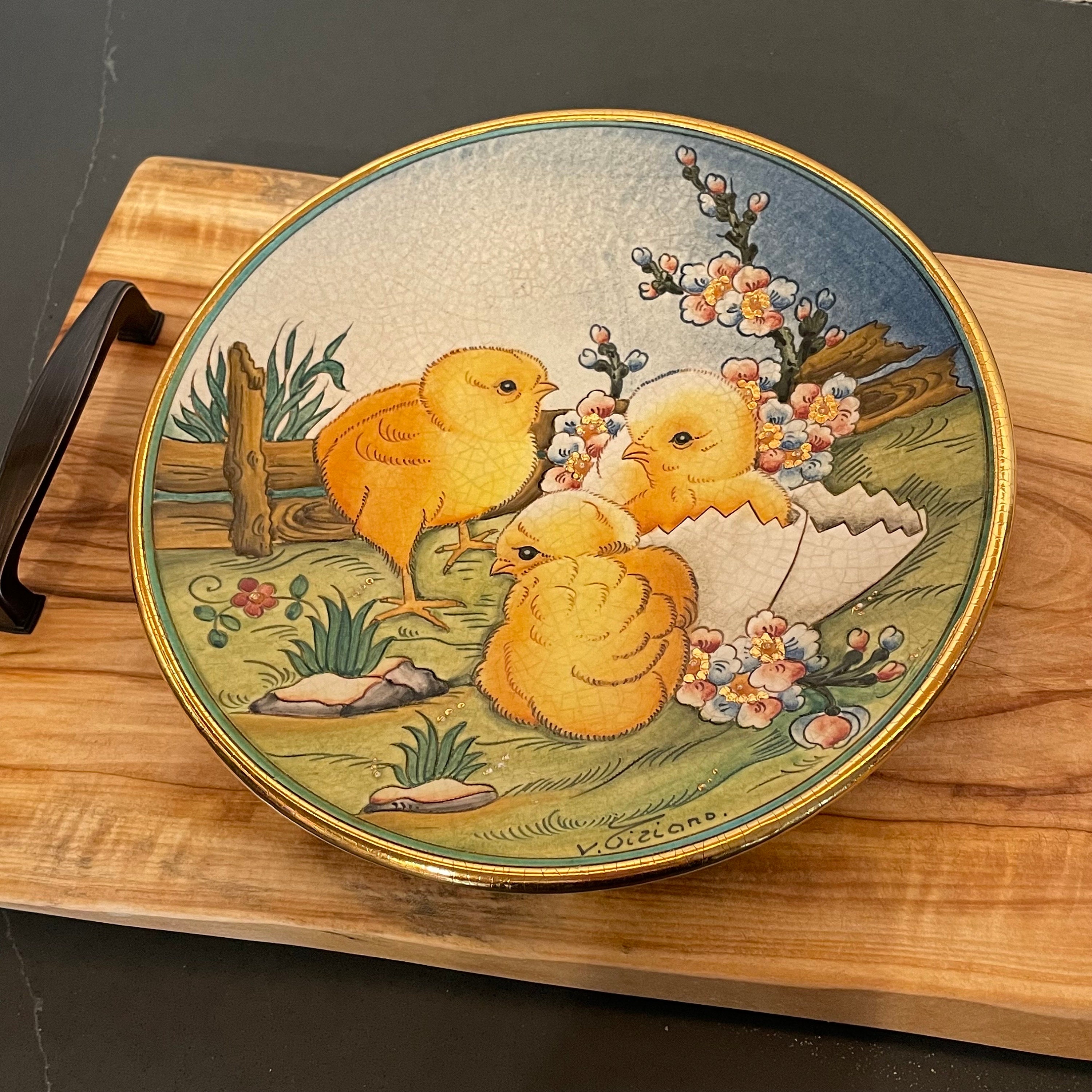 Easter Collectors Plate by V. Tiziano - 1974 Veneto Flair Plate