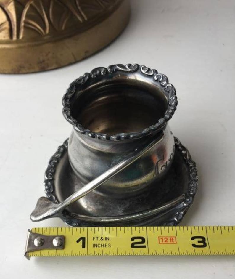 Antique Wishbone Toothpick Holder Engraved With good Etsy