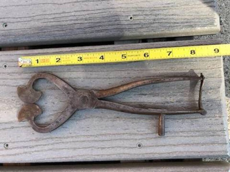 Antique Swedish Sugar Loaf Nippers Cutter Tongs Wrought Iron Etsy