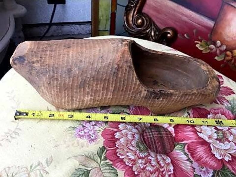 Holland Large Size Dutch Decor Antique Dutch Wooden Shoes Unfinished Men S Clogs