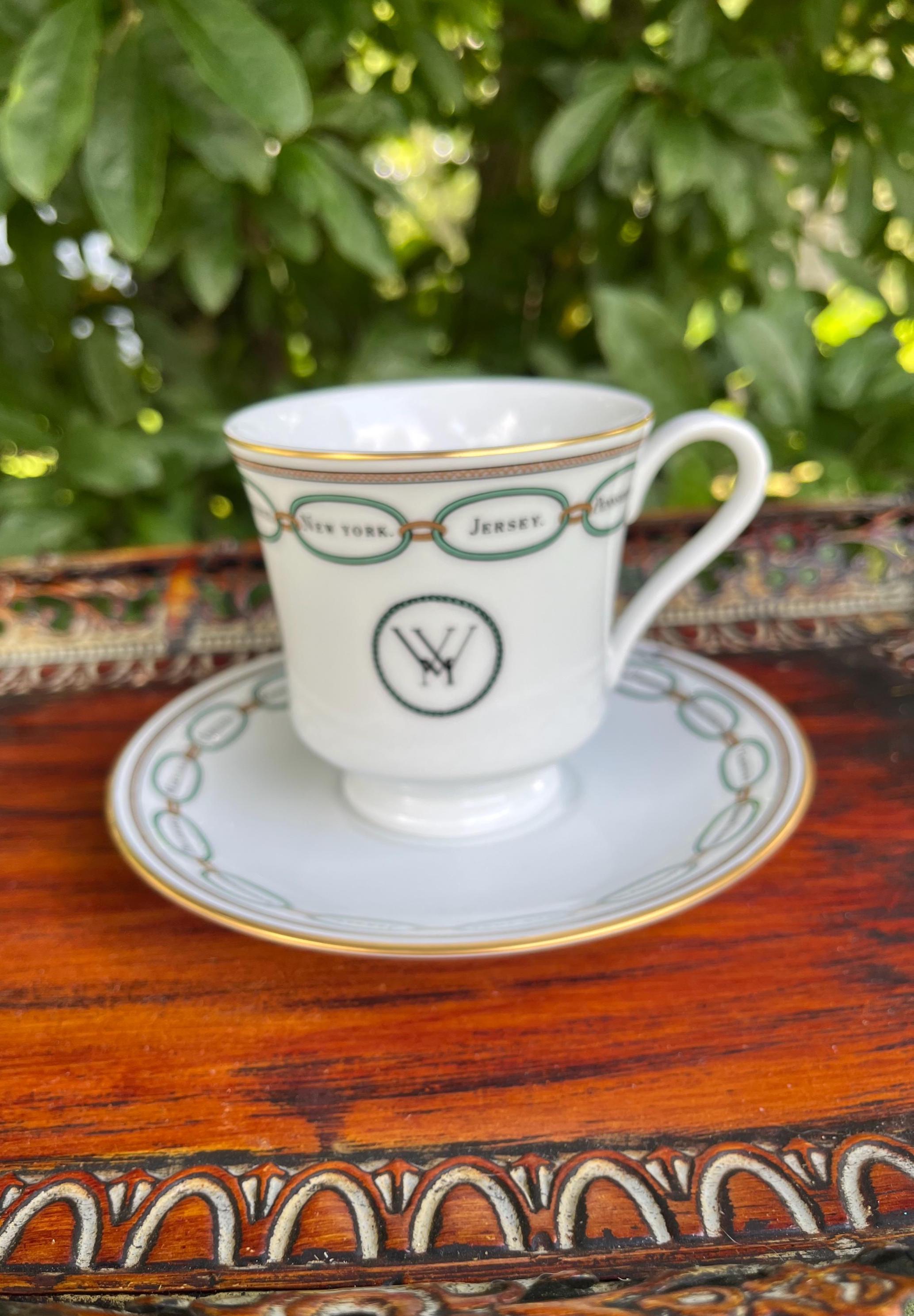 Woodmere China White House Collection George Washington Footed Tea 