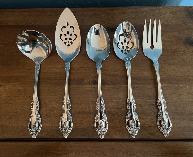 Oneida Community Brahms Stainless Flatware Glossy Sold Etsy