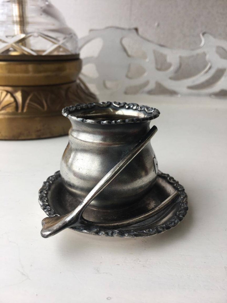 Antique Wishbone Toothpick Holder Engraved With good Etsy
