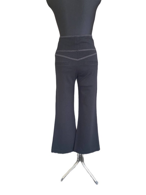 Vintage classic pants high waisted wide leg flare… - image 2
