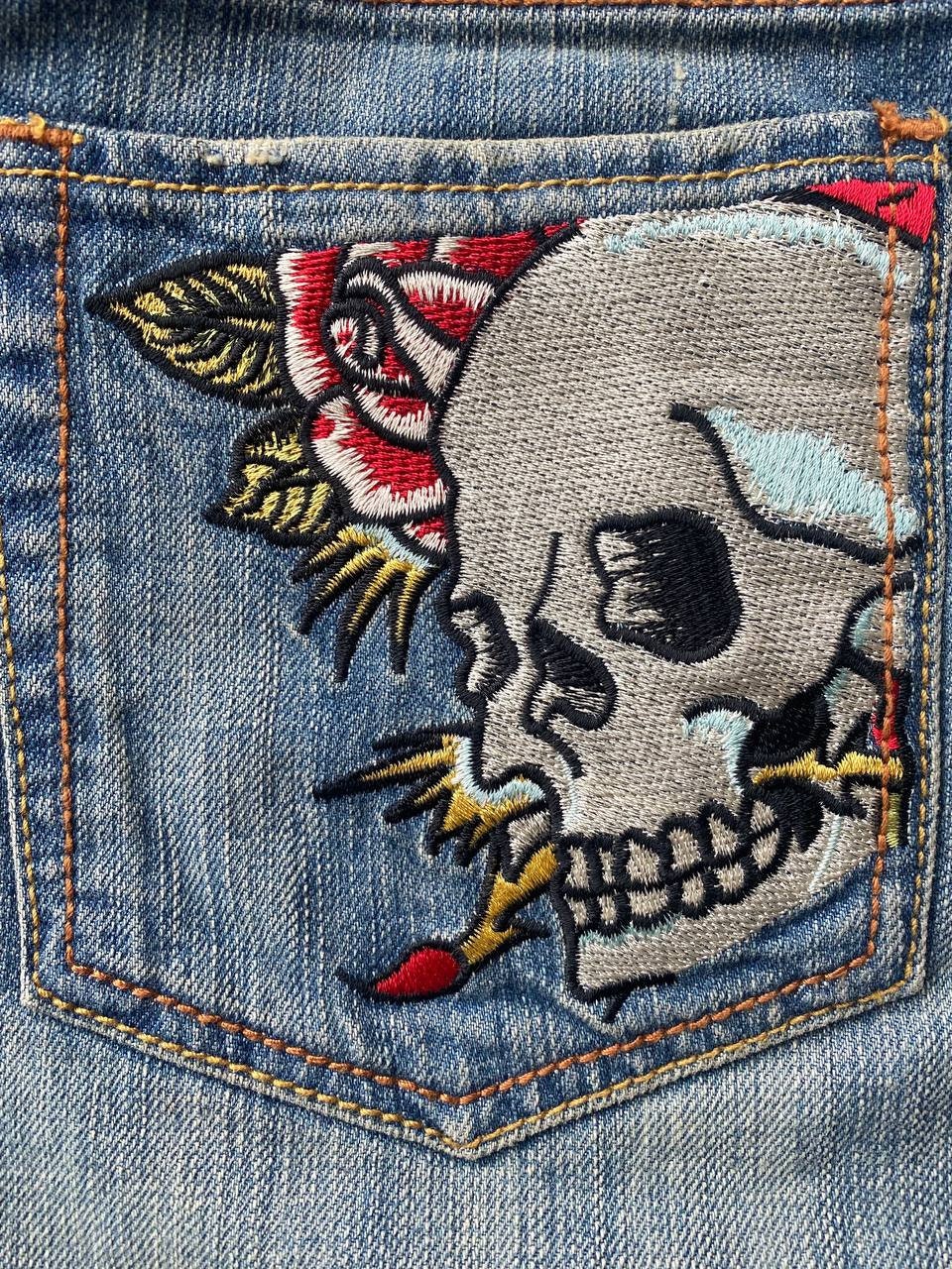 Undercover Arts and Crafts Skull Denim Jeans | Grailed