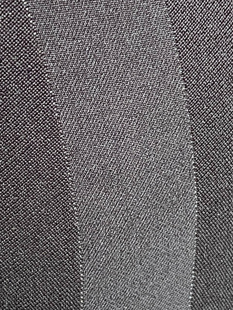 Vintage capri negro pantalones de mujer pantalones recortados con puños a rayas detalle de cintura atado con cinta tamaño 2 Caché imagen 9