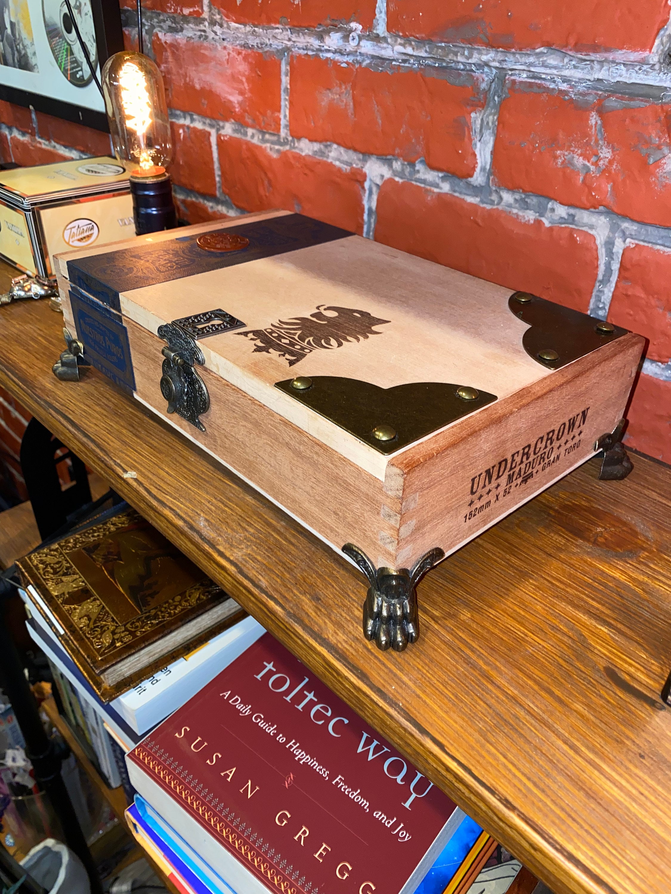 Mens Valet Jewelry or Stash Box Upcycled Cigar Box Etsy