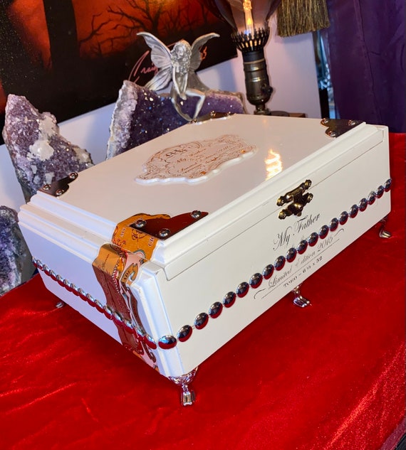 Upcycled Cigar Box Jewelry Box or Keepsake / Stash Box Etsy