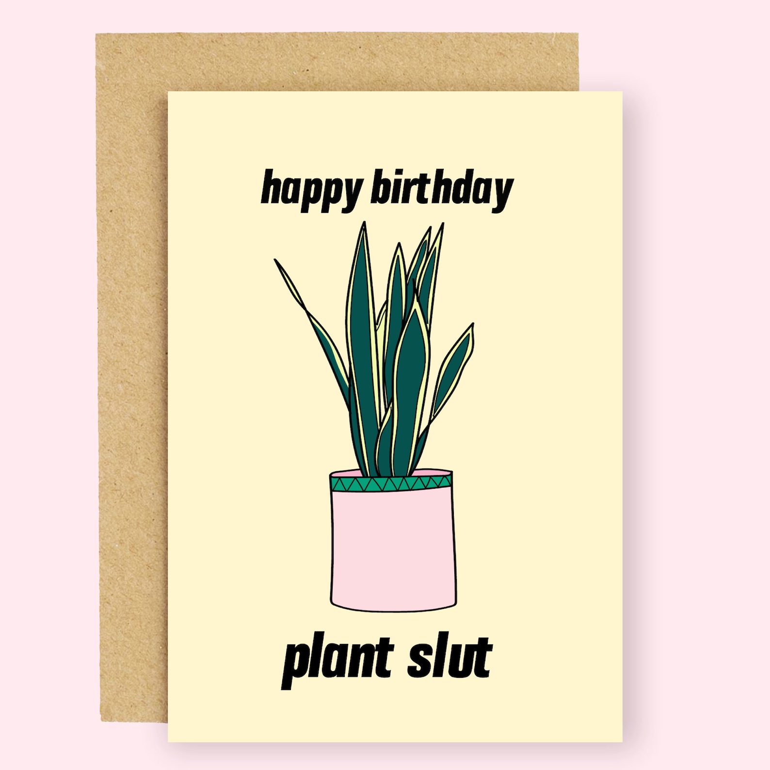 Printable Plant Birthday Card Funny Printable Birthday Card Etsy