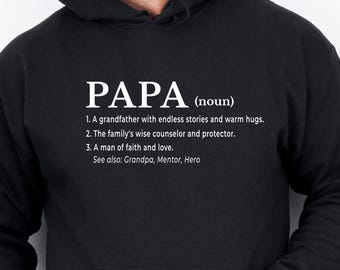 Christian Grandpa Shirt Design SVG PNG - Papa Definition Quote (Digital Download)