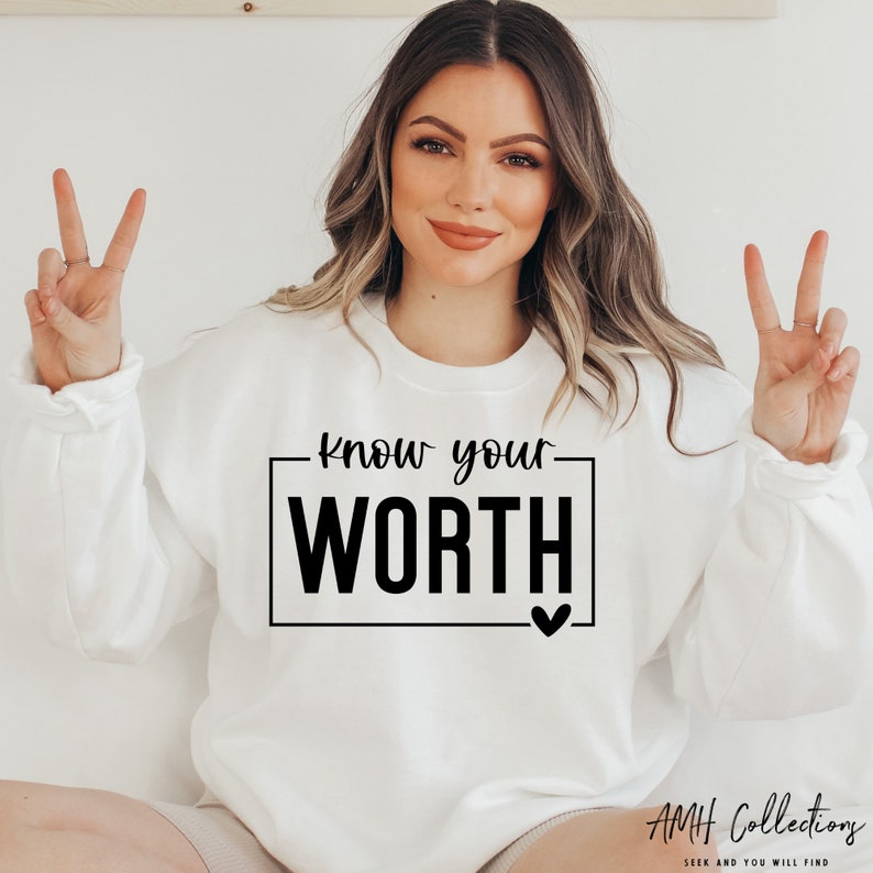 Know Your Worth Svg Self Love Svg Trendy Svg Be Kind Svg - Etsy