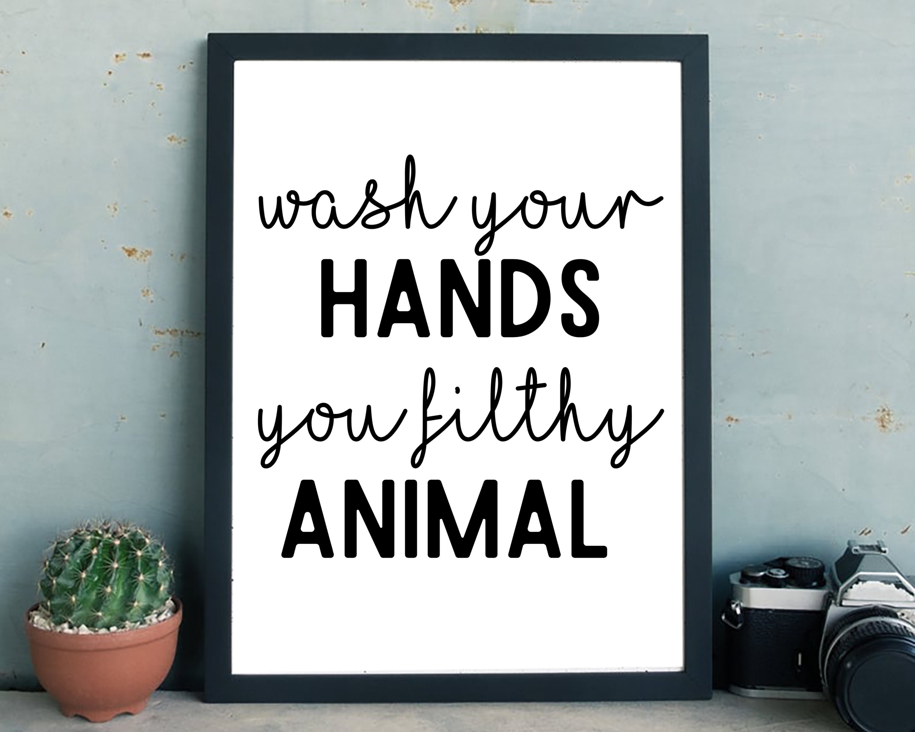 Funny Bathroom Wall Decor Set of 6 Humourous Washroom Prints - Etsy UK