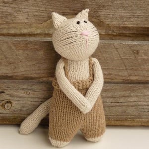 Leon Cat toy KNITTING PATTERN