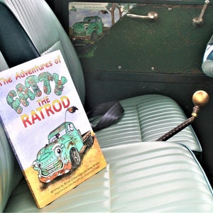Fatty The Rat Rod de Mitch Oxborough y Anne Winter - Libro infantil autoeditado - Tapa dura - Rat Rod - Hot Rod - Rockabilly