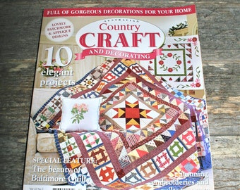 Australian Country Craft And Decorating Magazine - 10 Elegant Projects - Vol 22 No 2