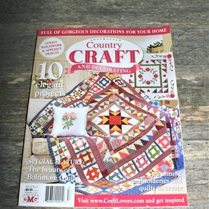 Australian Country Craft And Decorating Magazine - 10 Elegant Projects - Vol 22 No 2