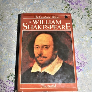 The Complete Works Of William Shakespeare - Illustriert - 1975 Vintage Hardcover - Großes schweres Hardcover-Buch