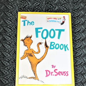 The Foot Book By Dr. Seuss - 1969 Vintage Taschenbuch Kinderbuch - Vintage Dr. Seuss