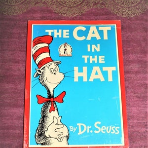 The Cat In The Hat By Dr Seuss - Beginner Books - Vintage Paperback