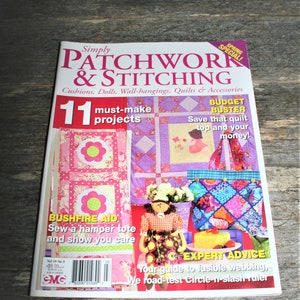 Simply Patchwork & Stitching Magazine - 11 Must-Make Projects - Vol 10 No 3