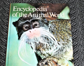 Enciclopedia del mundo animal - Del águila real a los gusanos intestinales - Volumen 10 - Libro de referencia animal antiguo de 1978 - Tapa dura de segunda mano