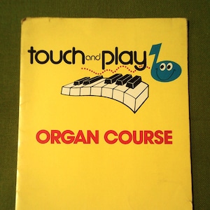 Touch And Play Orgel-Course von YAMAHA - 1980&#39;s Vintage Sheet Music Pack