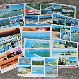 Sunshine Coast, Queensland, Australia Postcards - Lot of 17 Vintage Postcards - 1980's