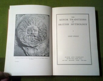 The Minor Traditions Of British Mythology By Lewis Spence - 1948 First Edition Vintage Hardcover